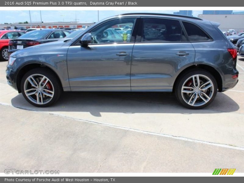 Daytona Gray Pearl / Black 2016 Audi SQ5 Premium Plus 3.0 TFSI quattro