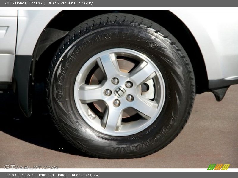 Billet Silver Metallic / Gray 2006 Honda Pilot EX-L
