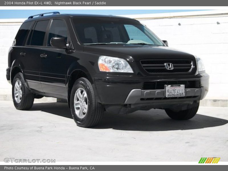 Nighthawk Black Pearl / Saddle 2004 Honda Pilot EX-L 4WD