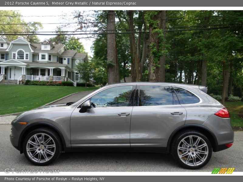 Meteor Grey Metallic / Natural Espresso/Cognac 2012 Porsche Cayenne S