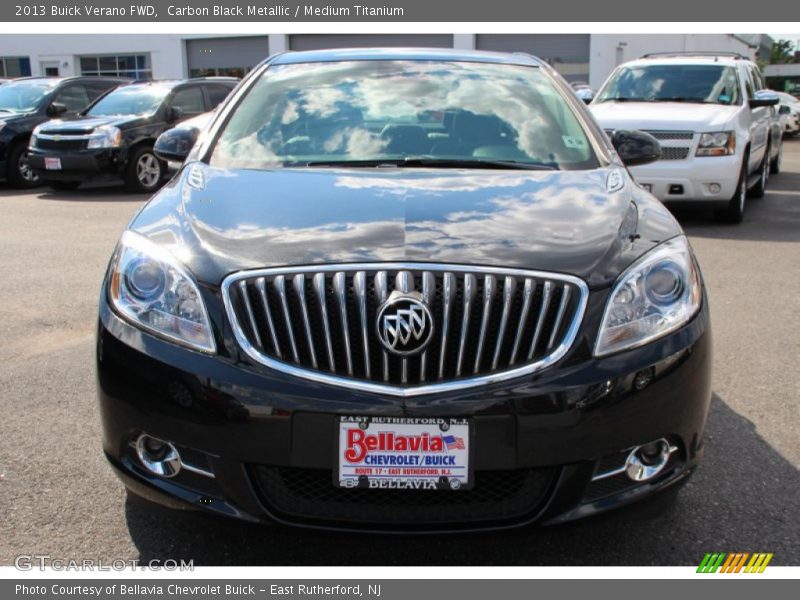 Carbon Black Metallic / Medium Titanium 2013 Buick Verano FWD