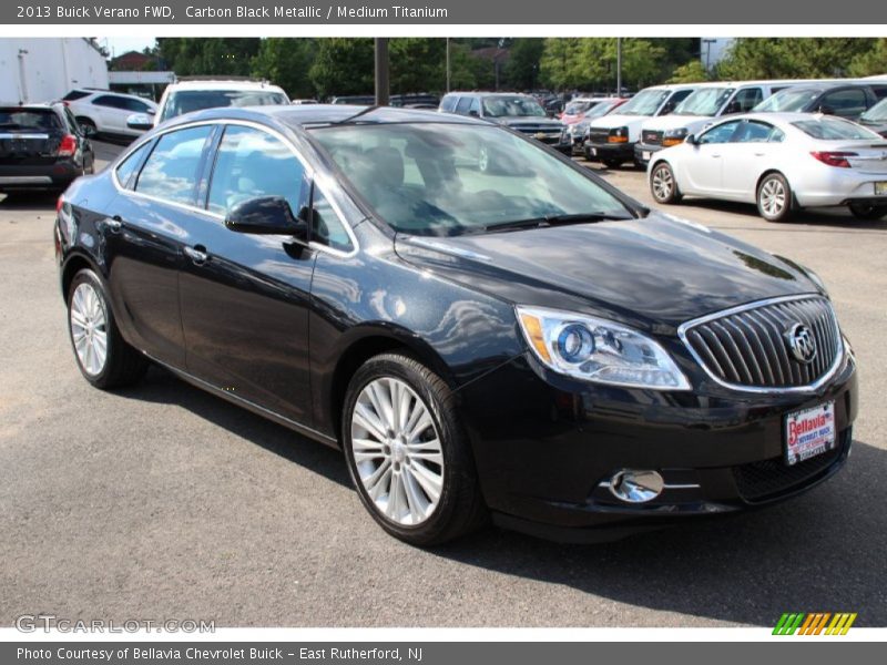 Carbon Black Metallic / Medium Titanium 2013 Buick Verano FWD
