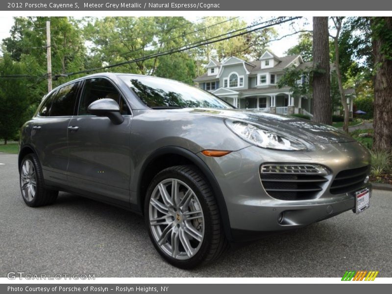 Meteor Grey Metallic / Natural Espresso/Cognac 2012 Porsche Cayenne S