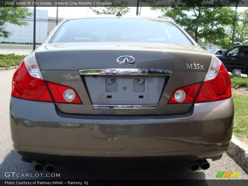 Umbria Gray Metallic / Graphite 2006 Infiniti M 35x Sedan