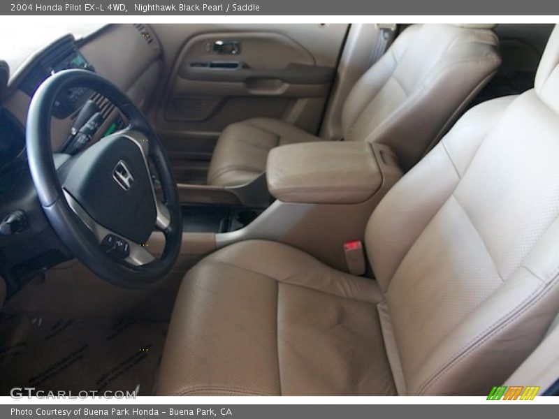 Nighthawk Black Pearl / Saddle 2004 Honda Pilot EX-L 4WD