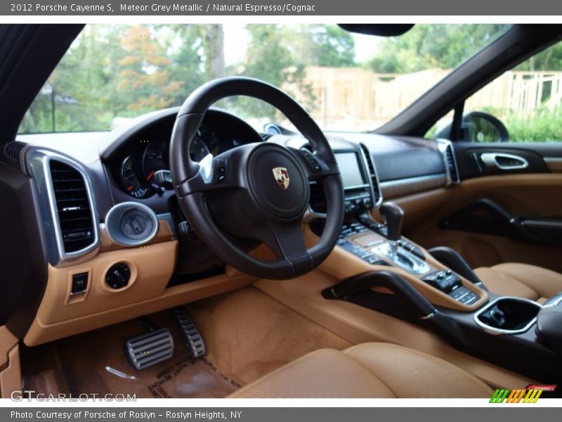 Meteor Grey Metallic / Natural Espresso/Cognac 2012 Porsche Cayenne S
