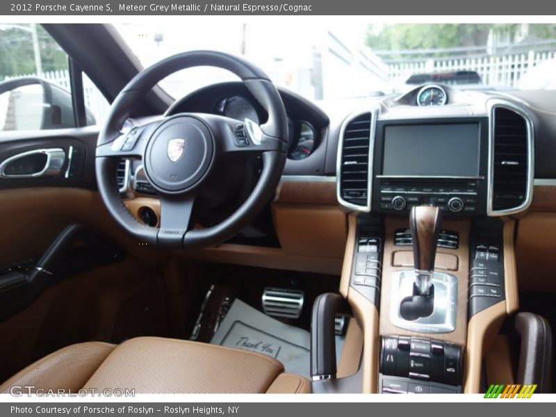 Meteor Grey Metallic / Natural Espresso/Cognac 2012 Porsche Cayenne S