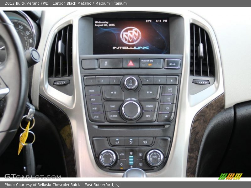 Carbon Black Metallic / Medium Titanium 2013 Buick Verano FWD