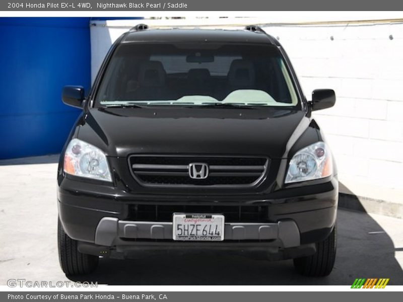 Nighthawk Black Pearl / Saddle 2004 Honda Pilot EX-L 4WD