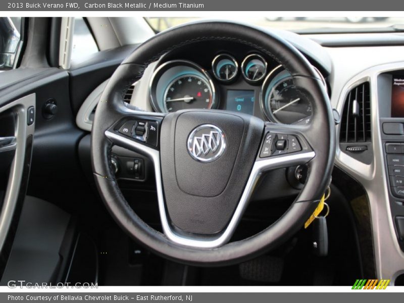 Carbon Black Metallic / Medium Titanium 2013 Buick Verano FWD
