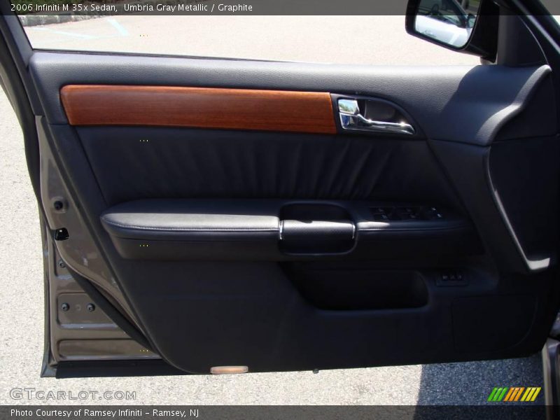 Umbria Gray Metallic / Graphite 2006 Infiniti M 35x Sedan