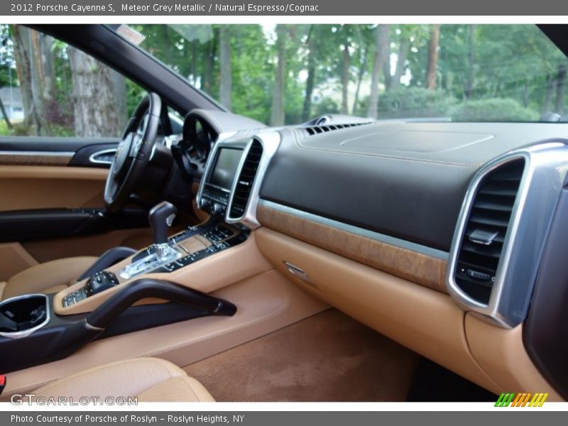 Meteor Grey Metallic / Natural Espresso/Cognac 2012 Porsche Cayenne S