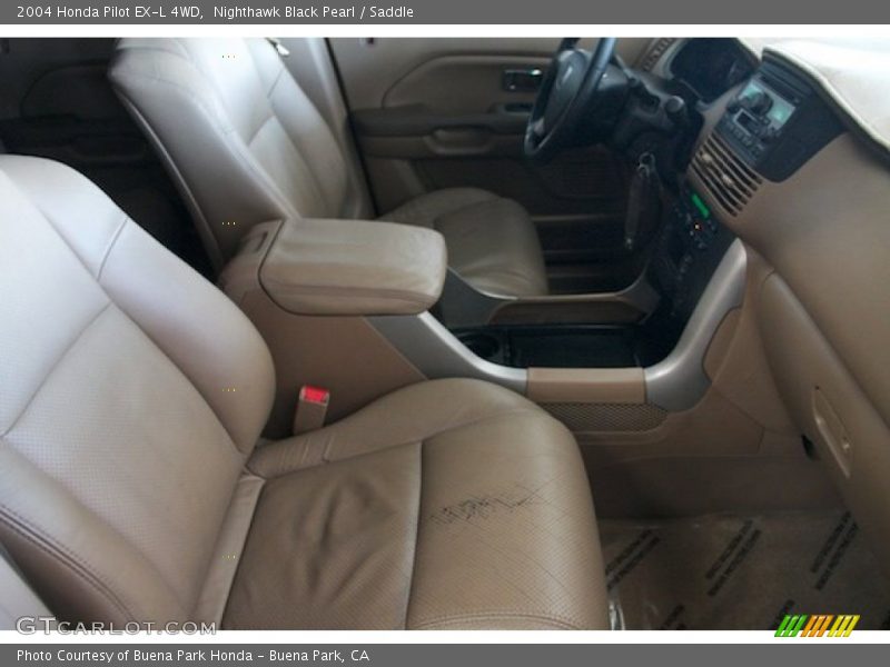 Nighthawk Black Pearl / Saddle 2004 Honda Pilot EX-L 4WD