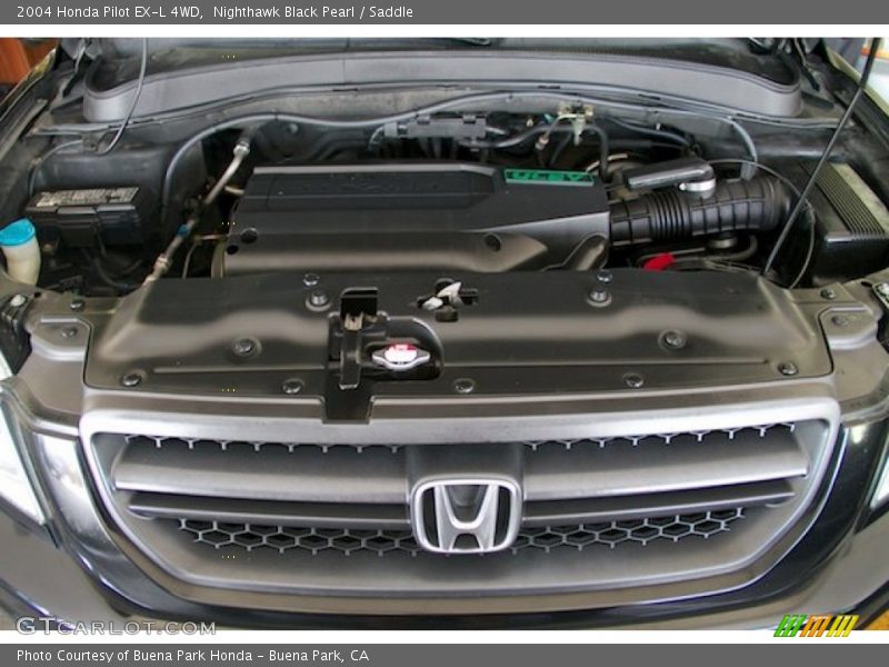 Nighthawk Black Pearl / Saddle 2004 Honda Pilot EX-L 4WD