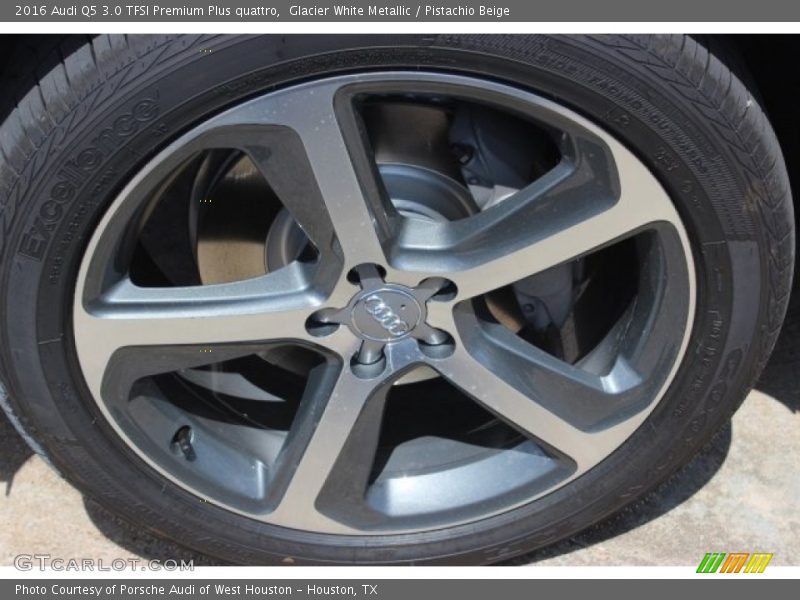Glacier White Metallic / Pistachio Beige 2016 Audi Q5 3.0 TFSI Premium Plus quattro