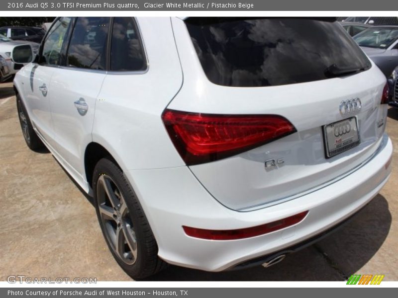Glacier White Metallic / Pistachio Beige 2016 Audi Q5 3.0 TFSI Premium Plus quattro