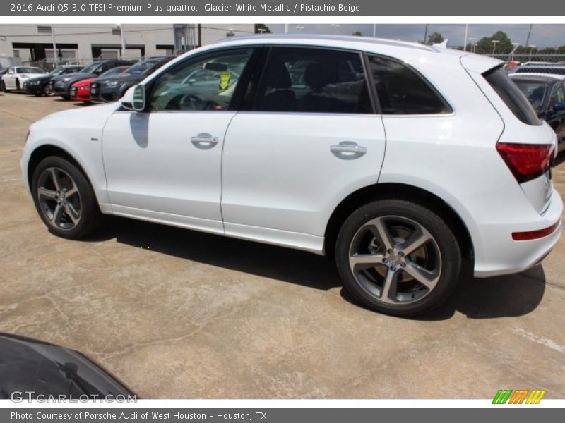 Glacier White Metallic / Pistachio Beige 2016 Audi Q5 3.0 TFSI Premium Plus quattro