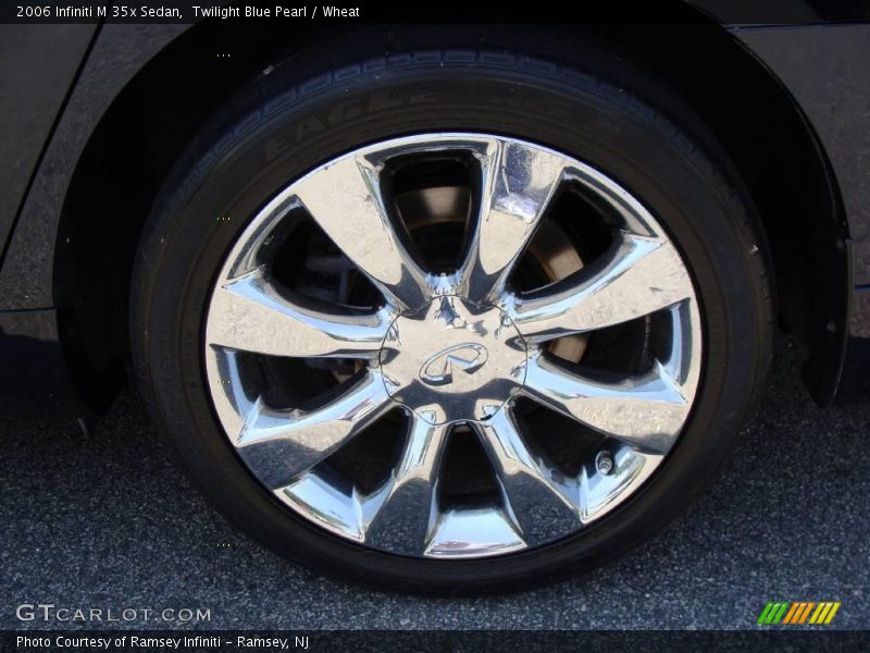 Twilight Blue Pearl / Wheat 2006 Infiniti M 35x Sedan