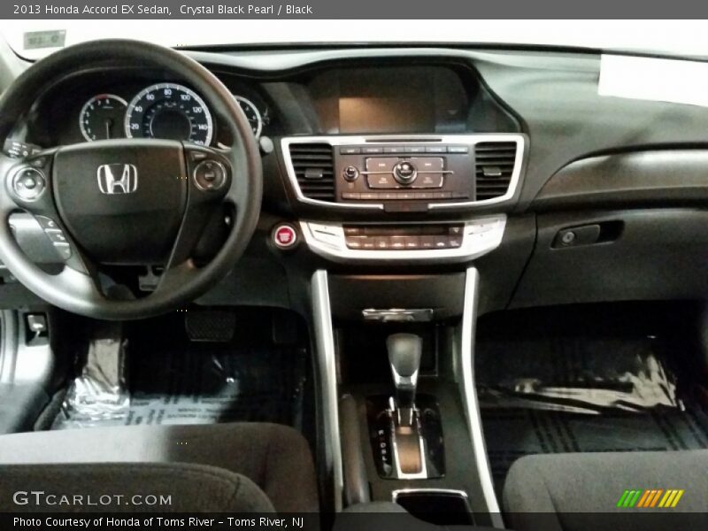 Crystal Black Pearl / Black 2013 Honda Accord EX Sedan