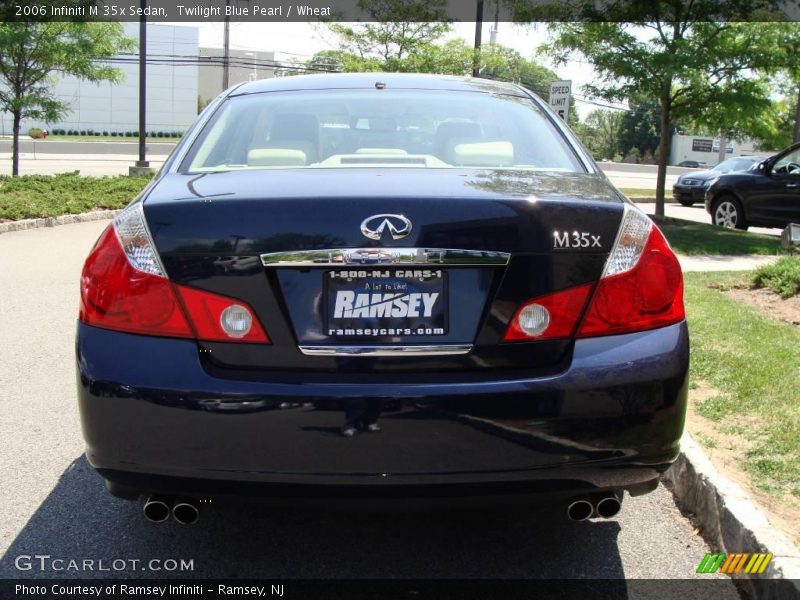 Twilight Blue Pearl / Wheat 2006 Infiniti M 35x Sedan