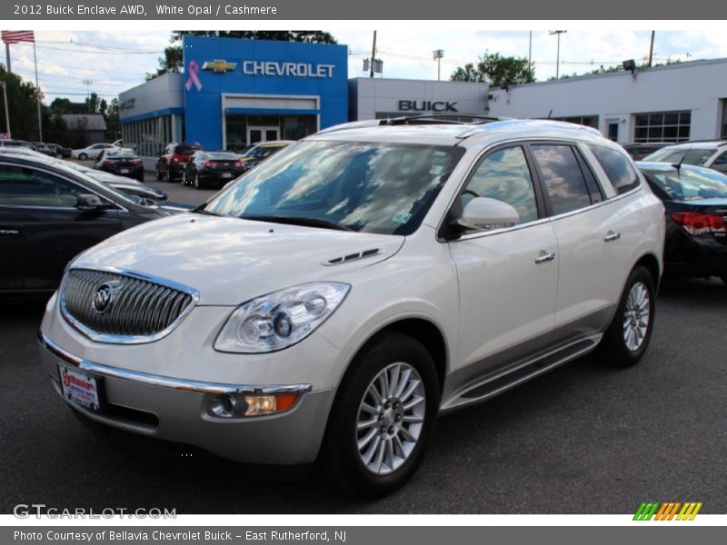 White Opal / Cashmere 2012 Buick Enclave AWD