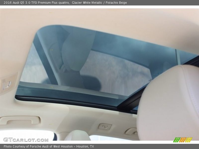 Glacier White Metallic / Pistachio Beige 2016 Audi Q5 3.0 TFSI Premium Plus quattro
