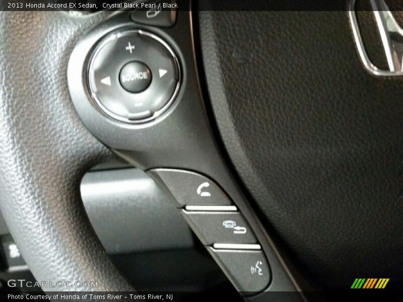 Crystal Black Pearl / Black 2013 Honda Accord EX Sedan