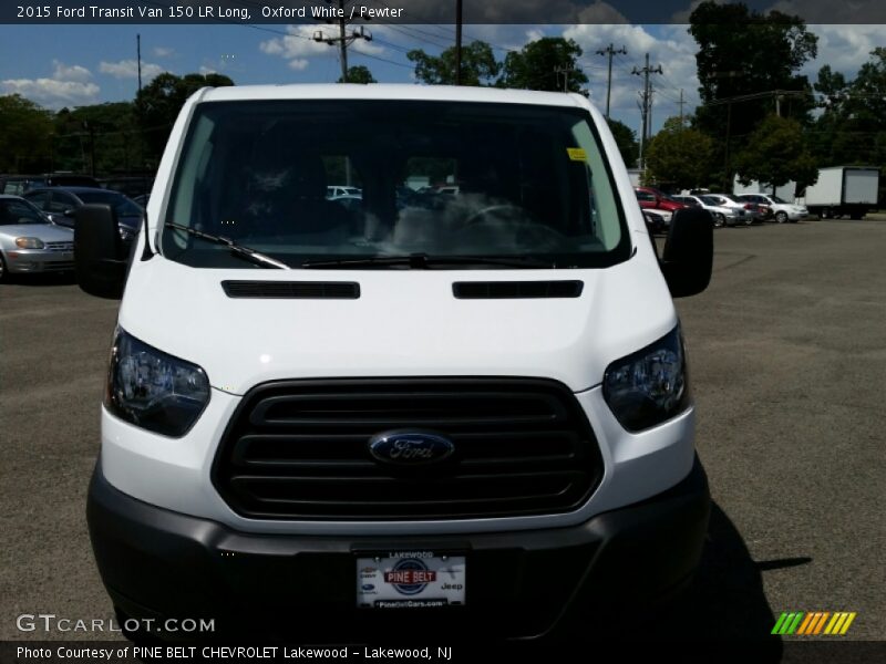 Oxford White / Pewter 2015 Ford Transit Van 150 LR Long