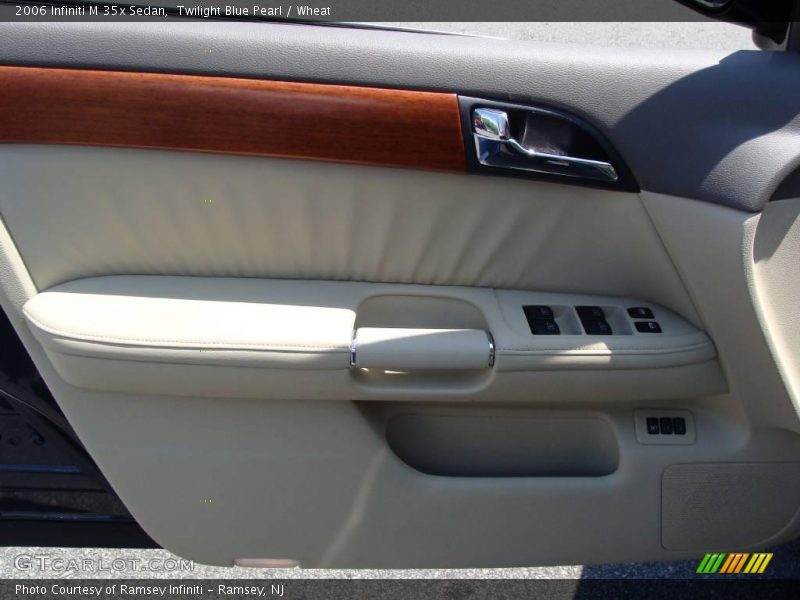 Twilight Blue Pearl / Wheat 2006 Infiniti M 35x Sedan