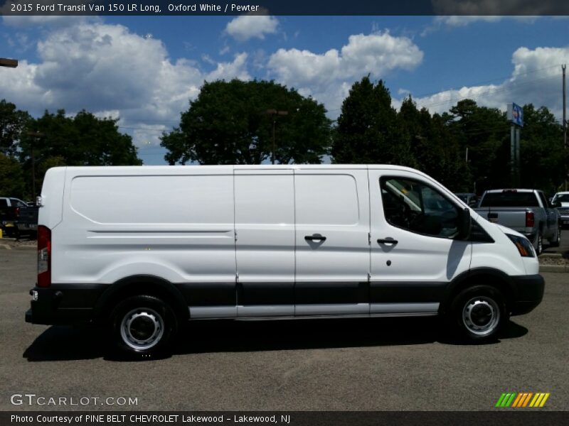 Oxford White / Pewter 2015 Ford Transit Van 150 LR Long