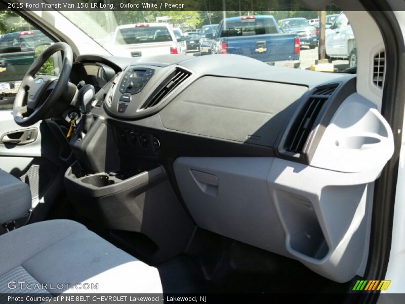 Oxford White / Pewter 2015 Ford Transit Van 150 LR Long