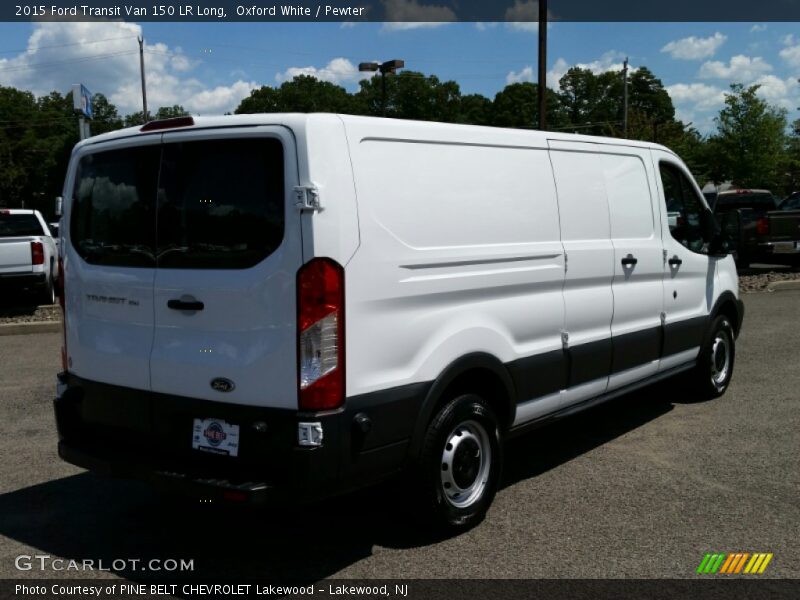 Oxford White / Pewter 2015 Ford Transit Van 150 LR Long