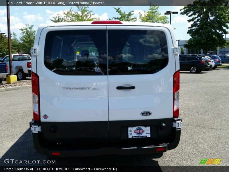 Oxford White / Pewter 2015 Ford Transit Van 150 LR Long