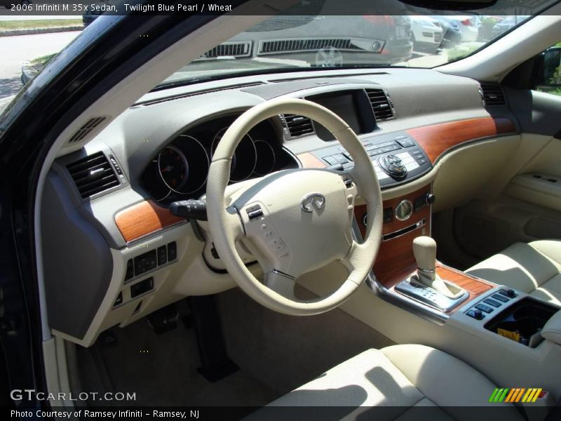 Twilight Blue Pearl / Wheat 2006 Infiniti M 35x Sedan