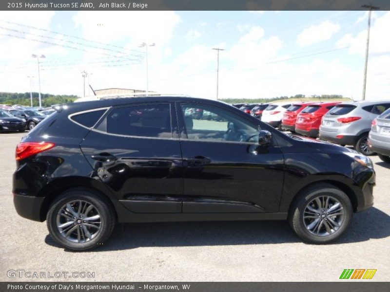 Ash Black / Beige 2015 Hyundai Tucson SE AWD