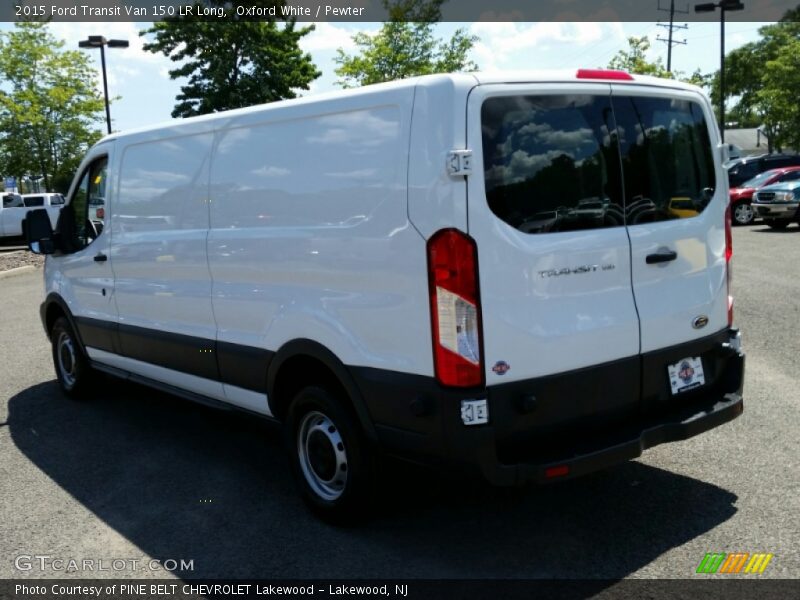 Oxford White / Pewter 2015 Ford Transit Van 150 LR Long
