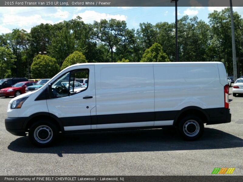 Oxford White / Pewter 2015 Ford Transit Van 150 LR Long