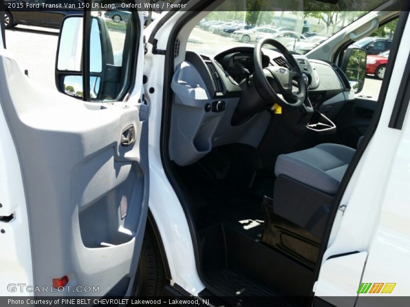 Oxford White / Pewter 2015 Ford Transit Van 150 LR Long
