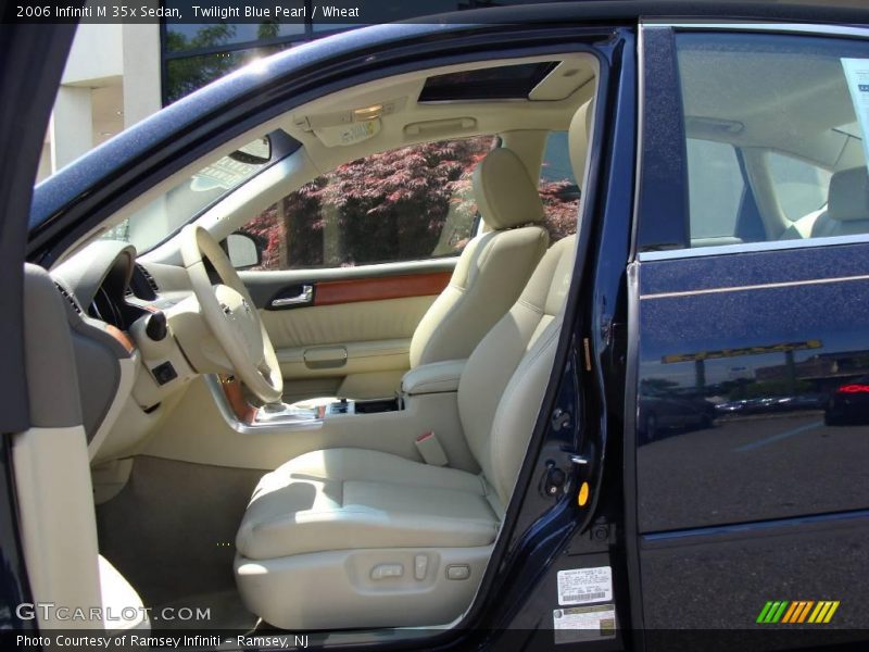 Twilight Blue Pearl / Wheat 2006 Infiniti M 35x Sedan