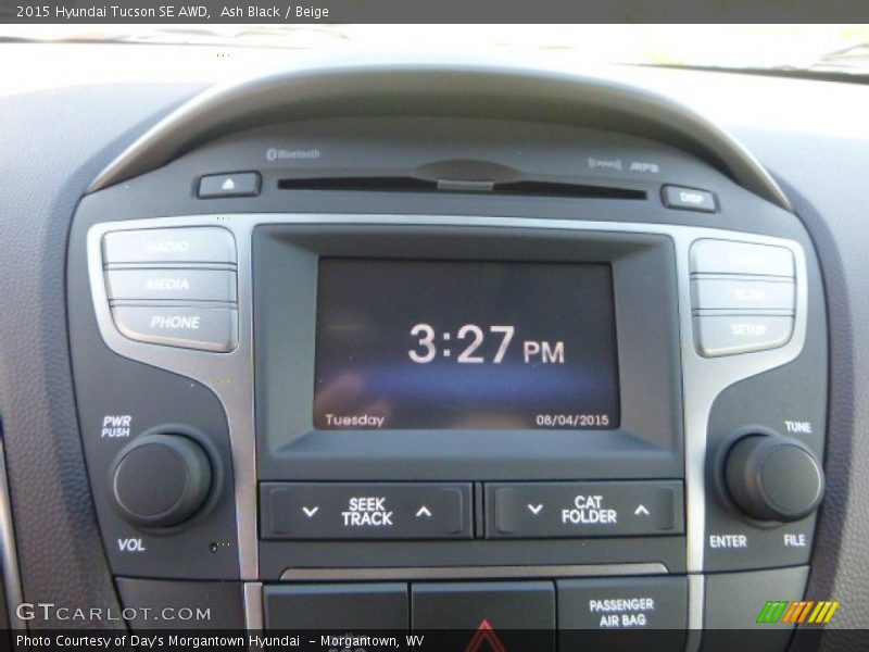 Ash Black / Beige 2015 Hyundai Tucson SE AWD