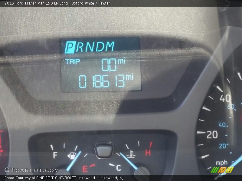 Oxford White / Pewter 2015 Ford Transit Van 150 LR Long