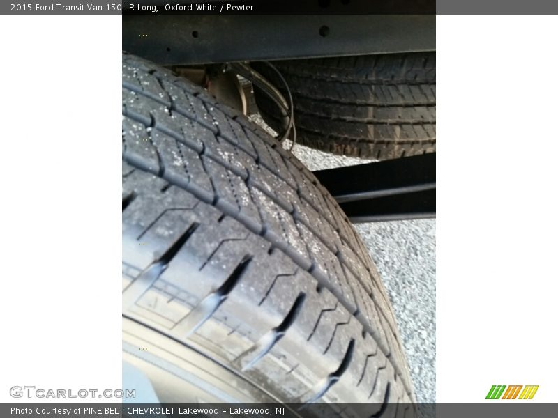 Oxford White / Pewter 2015 Ford Transit Van 150 LR Long