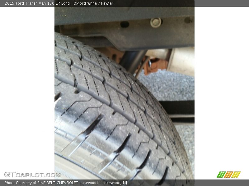 Oxford White / Pewter 2015 Ford Transit Van 150 LR Long