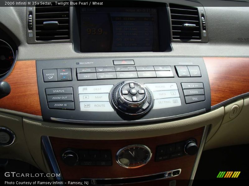 Twilight Blue Pearl / Wheat 2006 Infiniti M 35x Sedan