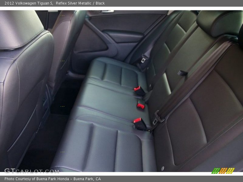 Reflex Silver Metallic / Black 2012 Volkswagen Tiguan S