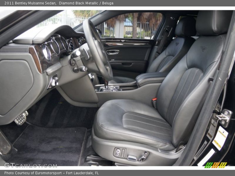 Front Seat of 2011 Mulsanne Sedan
