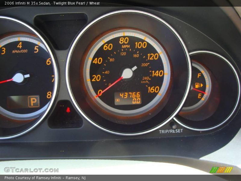 Twilight Blue Pearl / Wheat 2006 Infiniti M 35x Sedan