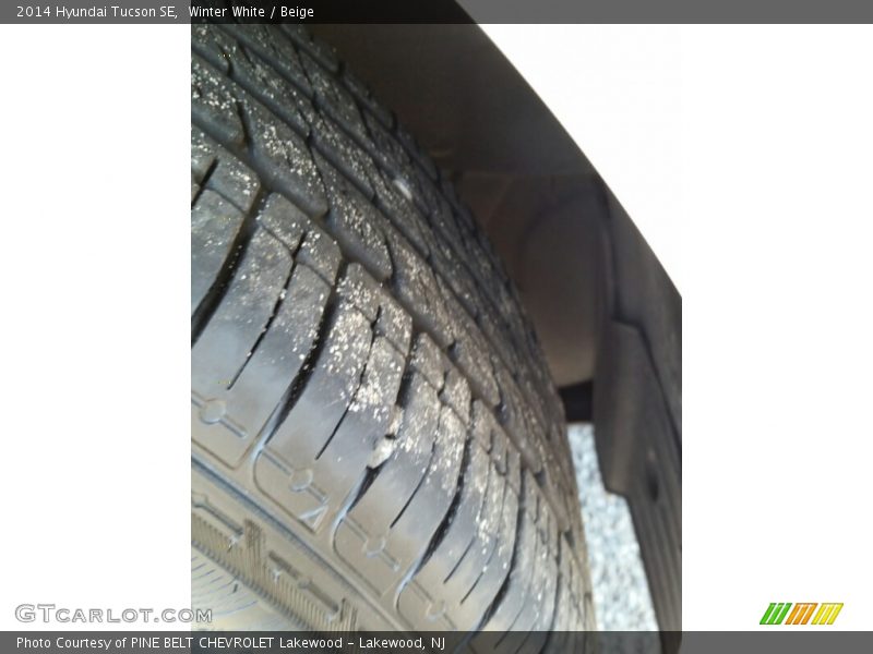 Winter White / Beige 2014 Hyundai Tucson SE