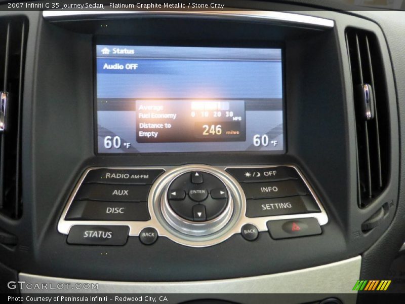 Platinum Graphite Metallic / Stone Gray 2007 Infiniti G 35 Journey Sedan