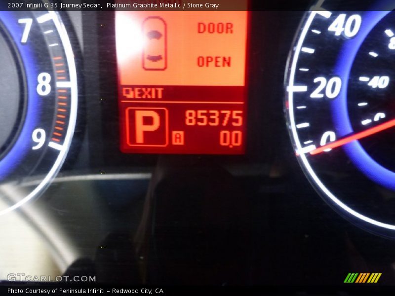 Platinum Graphite Metallic / Stone Gray 2007 Infiniti G 35 Journey Sedan